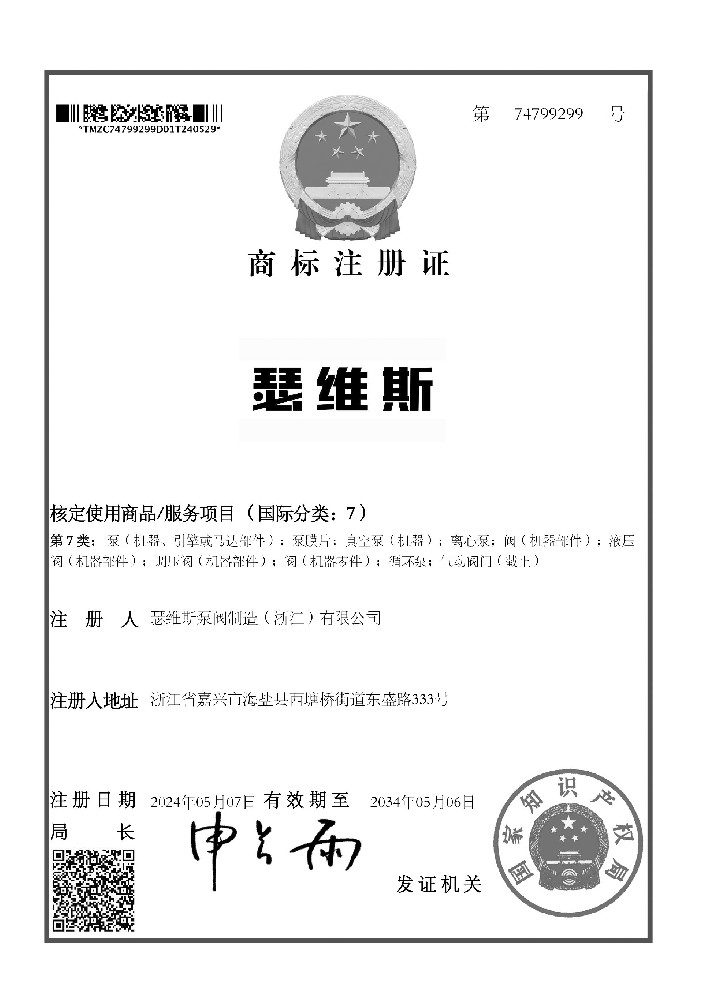 瑟維斯品牌知識產(chǎn)權